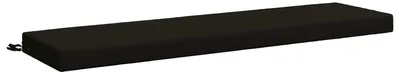 Image de Coussin de banc SOEST, 100 % polyester, noir, 160 x 40 x 8 cm