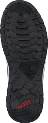 Produktbild von Rieker Herren Sneaker bequem mit loser Einlage und Gummizug 03365, Größe:45 EU, Farbe:Grau