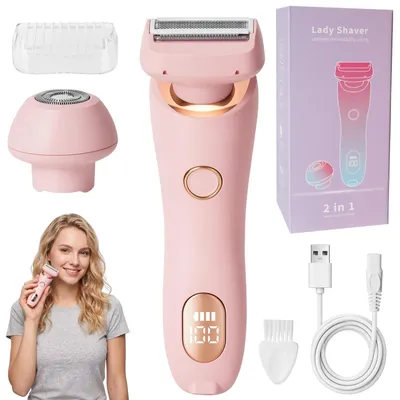 Produktbild von Intimrasierer für Frauen Rasierer Damen Elektrorasierer mit LED-Display