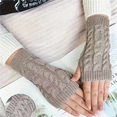Produktbild von Fingerlose Handschuhe in Grau – Komfortabel & Praktisch KP30374