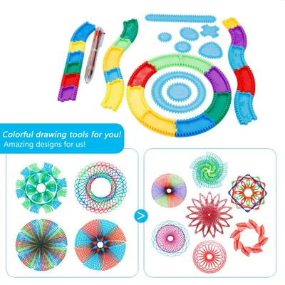Image de Jouets de dessin,Règle en spirale,Jouets intellectuels,Planche à dessin,Jouets pour enfants