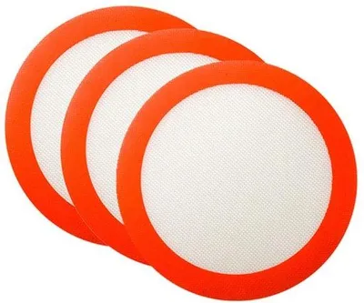 Obrázek produktu pro Silikonová podložka na pečení, 3dílná, 22 cm, tepelně odolná, nepřilnavá
