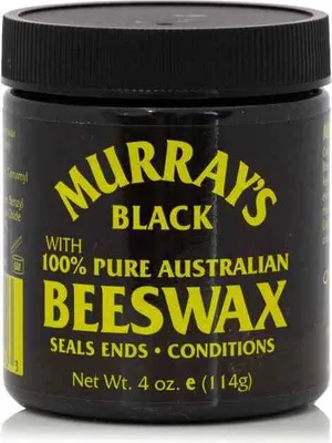 Produktbild von Murray's Black With 100% Pure Australian Beeswax 4oz 114g Haarwachs aus reinem australischen Bienenwachs