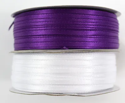 Satinschleifenband 200 m, 3 mm, helles Flieder-Lila