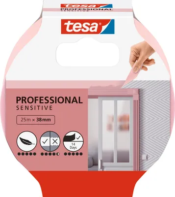 Produktbild von tesa Malerband Professional Sensitive - 25m x 38mm