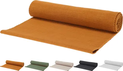 Productafbeelding van Decoratieve tafelrunner van katoen, 35 x 220 cm