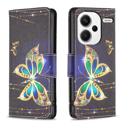 Produktbild von Für Xiaomi Redmi Note 13 Pro Plus Kunst-Leder Book Handy Tasche Motiv 5 Hülle Etuis Schutz