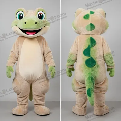 Imagen del producto de Mascot MASTICOT Gecko Manchas Beige Estilo Dibujos Animados