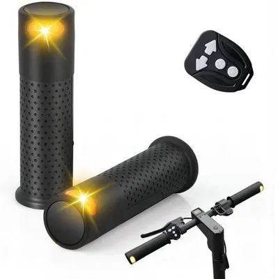 Obrázok produktu pre Elektrický skúter s ovládačom smeroviek, možnosťou nabíjania cez USB, diaľkovým ovládaním, odolnosťou proti vode podľa normy IPX5, čierny