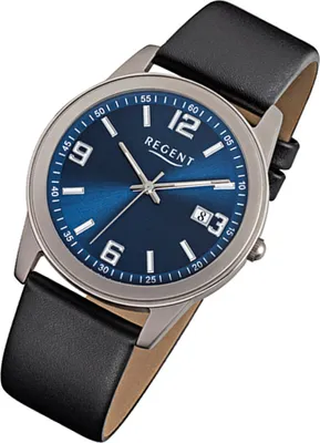 Immagine prodotto di Orologio da polso Regent nero F-844 orologio analogico da uomo in titanio URF844