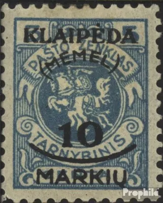 Produktbild von Briefmarken Memelgebiet 1922 Mi 124 gestempelt Klaipeda