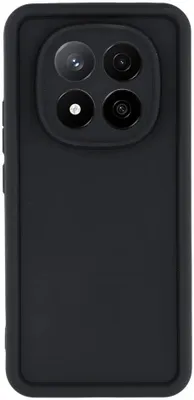 Image de Étui pour Xiaomi Redmi Note 14 Pro Plus - Coque arrière en silicone Phonesta Grooved - Noir