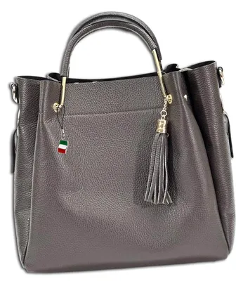 Produktbild von Florence Leder Tasche Damen Umhängetasche Handtasche braun 13x30x21cm OTF157N
