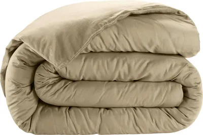 Image de Housse de couette en satin de coton Uni