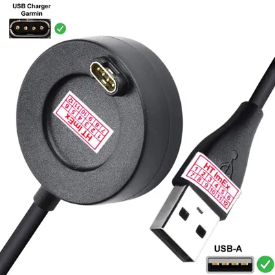 Produktbild von USB A Ladegerät Ladekabel Ladestation für Garmin Fenix 5 5S 5X 6S 6X Vivoactive 3 Vivosport