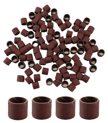 Zdjęcie produktu dla Zestaw taśm ściernych 100 sztuk gradacja 180 materiał do drewna metalu modelarstwa pielęgnacji paznokci