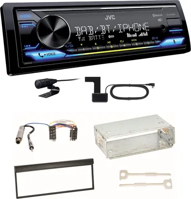 Produktbild von JVC KD-X472DBT Digitalradio Bluetooth USB MP3 FLAC Einbauset für Skoda Fabia 6Y