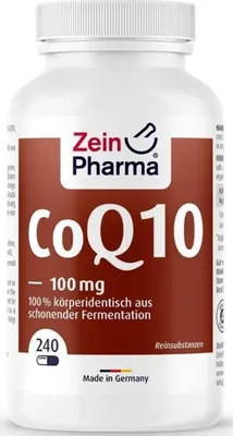 Image de ZEIN PHARMA Coenzyme Q10 100mg (coenzyme Q10) 240 capsules végétaliennes