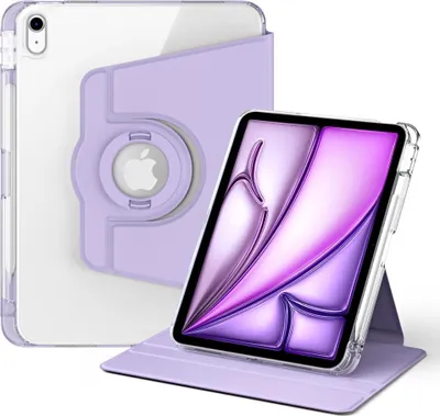 Produktbild von iPad Air 13 (2024/2025/2026) Hülle - Coverup 360° Rotating Folio Klapphülle mit Schlaf/Wach-Funktion - Lavendel