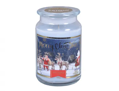 Zdjęcie produktu dla Nohel Garden Świeca w szkle CHRISTMAS TREE zapachowa 700g