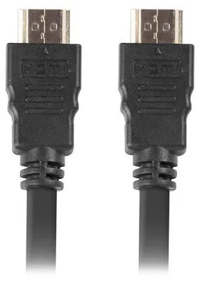 Productafbeelding van Lanberg CA-HDMI-11CC-0005-BK LANBERG HDMI M/M V1.4 Kabel 0,5m CCS schwarz