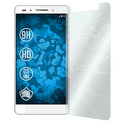 Produktbild von 3er-Pack PhoneNatic Glas-Folie klar  kompatibel mit Huawei Honor 7 - Panzerglas für Honor 7