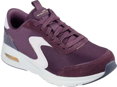 Produktbild von Skechers - Damen Sneaker "Skech-Air Court Air Wave", Wildleder FS11255 (37 EU) (Burgunderrot/Weiß)