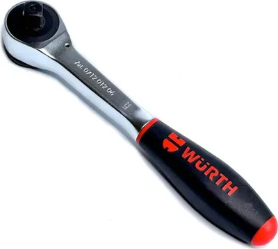 Produktbild von Würth 1/2 Zoll Umschaltknarre mit 360°-Drehgriff und Drehteller Umschaltung kompakte Ratsche Knarre 071201206