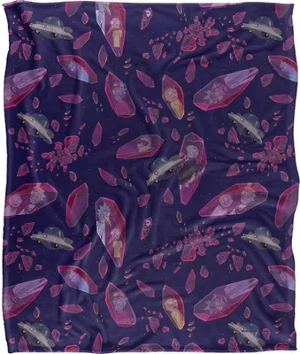 Immagine prodotto di Rick And Morty - Coperta "Cristallo del tempo" TV18864 (Taglia unica) (Multicolore)