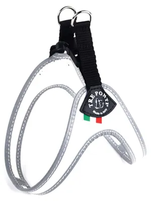 Image de Service Tre Ponti Easy Fit Classic avec système de fermeture à clic, couleur : blanc/argenté, taille : Taille 2 / 33-37 cm / jusqu'à 5 kg