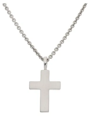 Produktbild von Kreuz Anhänger Silber 925 mattiert JL20-02-1326 JuwelmaLux
