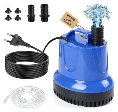 Obrázok produktu pre Ponorné čerpadlo pre akvárium, 60 W, 3000 l/h, mini čerpadlo