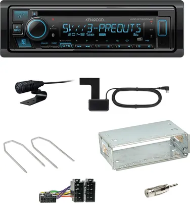Produktbild von Kenwood KDC-BT950DAB Bluetooth DAB Einbauset für Renault Megane 2 Clio 3 Modus