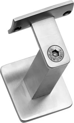 Produktbild von Handlaufhalter gerade Auflage mit Stockschraube