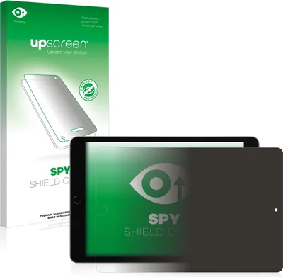 Produktbild von Für Apple iPad 10.2" 2021 (im Querformat, 9. Gen.) Sichtschutzfolie Schutzfolie upscreen Anti-Spy Privacy Sichtschutz Blickschutz Display Schutz Folie Blaulichtfilter