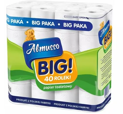 Produktbild von Toilettenpapier Klopapier WC-Papier 40 Rollen 3 lagig Weiß