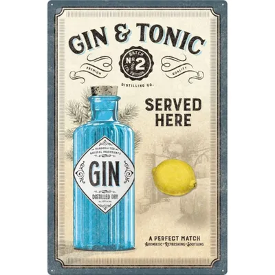 Zdjęcie produktu dla Plakat 40X60 Gin & Tonic Served