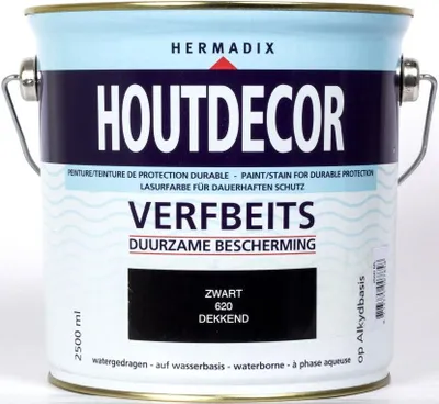 Produktbild von Holzdekor 620 schwarz 2500 ml Hermadix