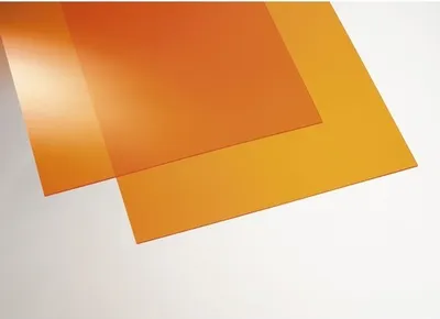 Produktbild von Acrylcolorplatte 3x250x500 mm glatt orange