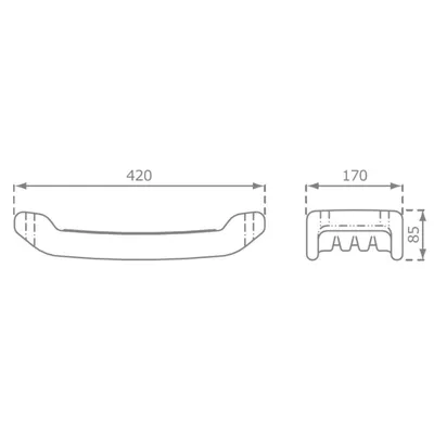 Immagine prodotto di Altalena TRIBECCO, parco giochi, sedile antiscivolo, altalena in plastica, pedana per altalena (rosa pastello)