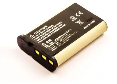 Produktbild von Akku für Casio Exilim EX-H15 Li-Ion 3,7 Volt 1500 mAh schwarz.