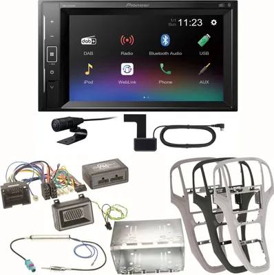 Produktbild von Pioneer DMH-A240DAB Digitalradio Bluetooth Einbauset für Opel Astra J