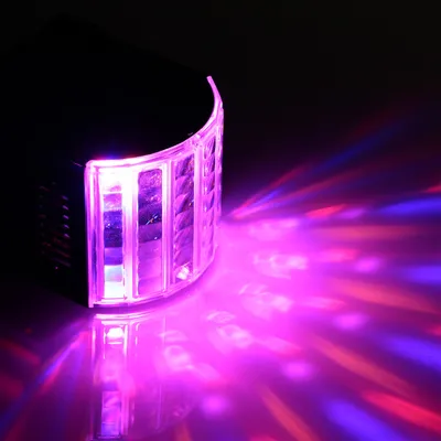 Produktbild von LED Mini KTV Bar Raumbeleuchtung Buehnenbeleuchtung Sound Control Lichter sieben Farben rotierende Lichter