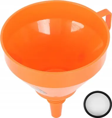 Immagine prodotto di NEO TOOLS Imbuto angolare in plastica - Imbuto in plastica 160 mm, 1,2 l - Imbuto per auto per benzina, liquido lavavetro