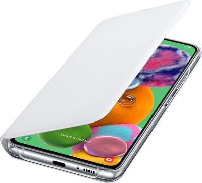 Image de Samsung EF-WA908 Étui pour téléphone portable 17 cm (6,7 pouces) Étui portefeuille blanc