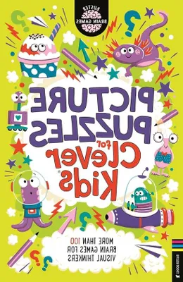 Produktbild von Kinderintelligenz-Trainingsbuch - Visuelle Rätsel für Kinder - Denkfähigkeit verbessern - Mehr als 100 Spiele - 192 Seiten - Unfarbig