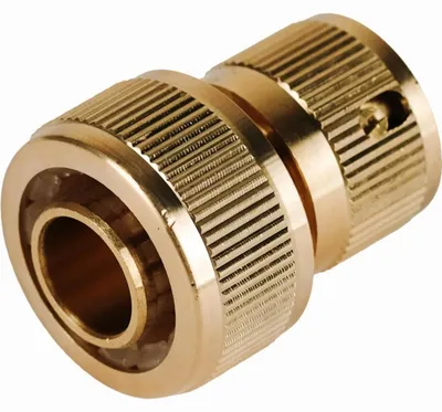 Produktbild von Schmith Premium Schlauchverbinder 3/4 Zoll Messing Standard | Robuste Schlauchkupplung für Gartenschlauch | Universeller Schlauchanschluss Wasserhahn Adapter Gartenbewässerung Zubehör