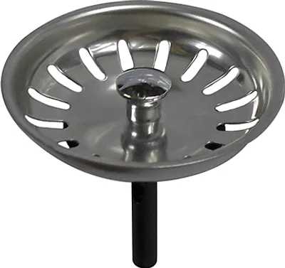 Produktbild von Universal Siebkörbchen für Handbetätigung mit Durchmesser 81 mm, Höhe Stift: 46 mm / Siebkorb / Universalsieb / Ablaufsieb / Ersatzteil
