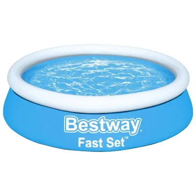 Produktbild von Bestway Fast Set Pool Aufblasbar Rund 183x51 cm Blau