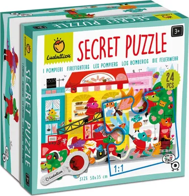 Obrázek produktu pro Tajné puzzle Ludattica - Hasičský sbor (24)